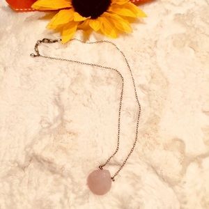 💜2/$20💜 Rose quartz pendant necklace
